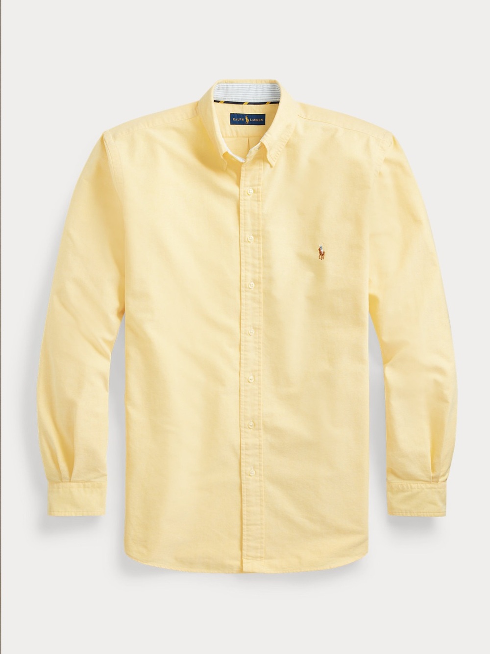 Ralph Lauren the Iconic oxford shirt pale yellow